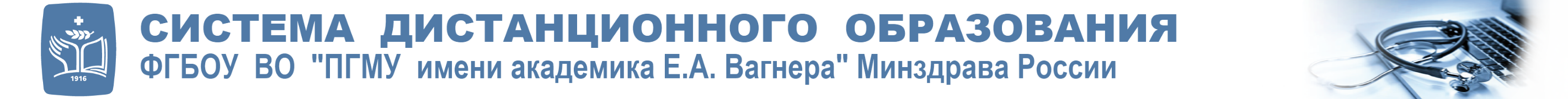 Система дистанционного образования ФГБОУ ВО "Пермский государственный медицинский университет" им. академика Е.А. Вагнера